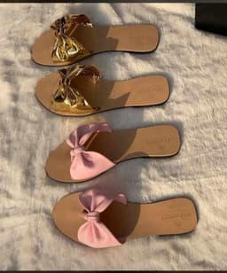 Bow ladies flat