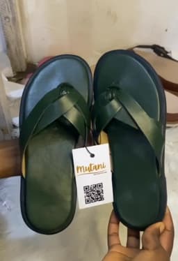 Female green flat